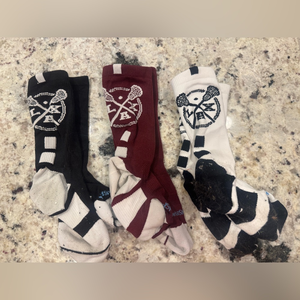 Mad Sports Stuff Lacrosse socks lot of 3